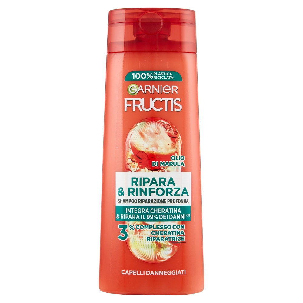 Garnier Fructis Shampoo Ripara&Rinforza per capelli danneggiati 250 ml